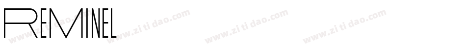 Reminel字体转换