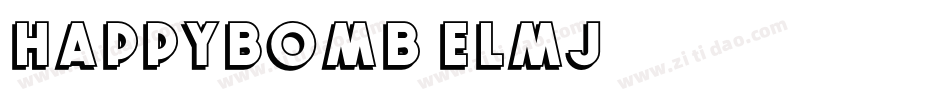 HappyBomb-ElMj字体转换