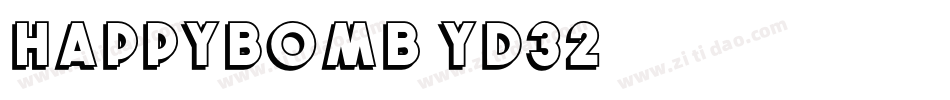 HappyBomb-Yd32字体转换