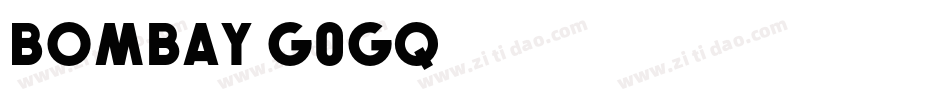 Bombay-g0gq字体转换