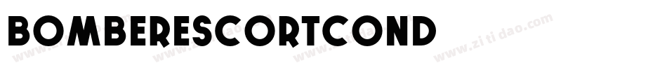 bomberescortcond字体转换