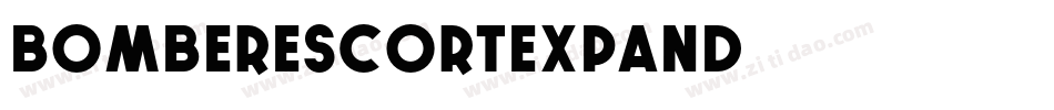 bomberescortexpand字体转换