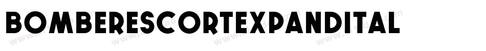 bomberescortexpandital字体转换