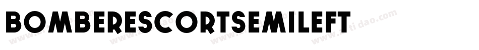 bomberescortsemileft字体转换
