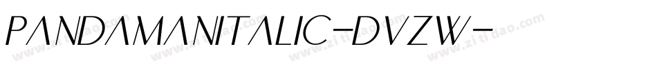 PandamanItalic-DvzW字体转换 PandamanItalic-DvzW字体转换