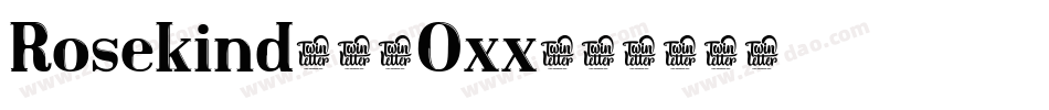 Rosekind-51Oxx字体转换