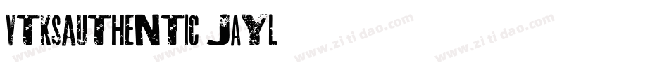 VtksAuthentic-jayl字体转换