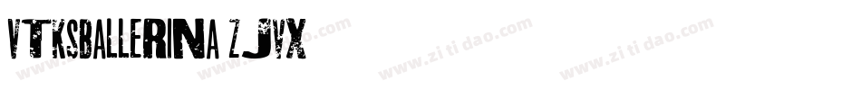 VtksBallerina-zjvX字体转换
