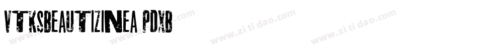 VtksBeautizinea-PDxB字体转换