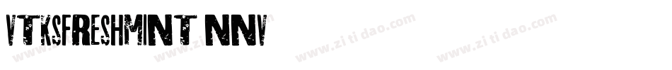 VtksFreshMint-nnV0字体转换