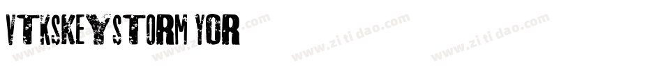 VtksKeystorm-YOr2字体转换