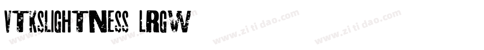 VtksLightness2-lrgw字体转换