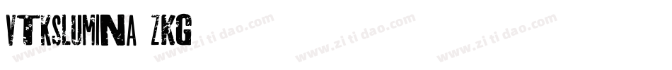 VtksLumina-0zKG字体转换