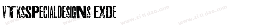 VtksSpecialDesigns-EXde字体转换