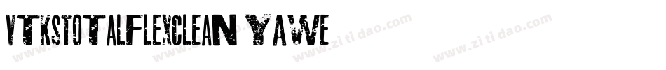 VtksTotalflexclean-yAwe字体转换