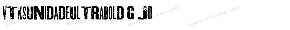 VtksUnidadeUltraBold-G5jD字体转换