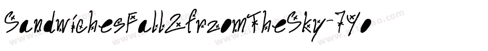 SandwichesFallZfrzomTheSky-7Yo4字体转换