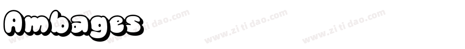 Ambages字体转换