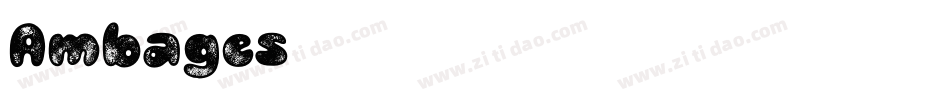Ambages字体转换