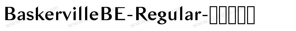 BaskervilleBE-Regular字体转换