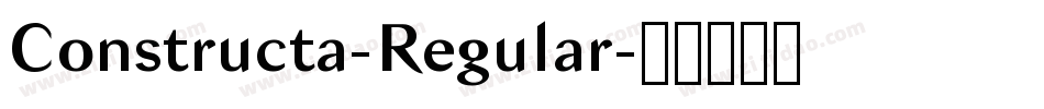 Constructa-Regular字体转换 Constructa-Regular字体转换