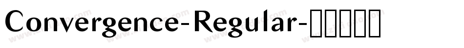 Convergence-Regular字体转换