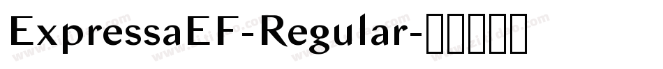ExpressaEF-Regular字体转换