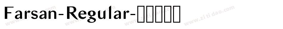 Farsan-Regular字体转换