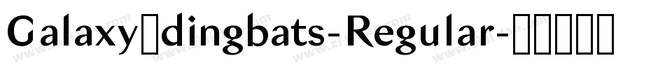 Galaxy_dingbats-Regular字体转换 Galaxy_dingbats-Regular字体转换