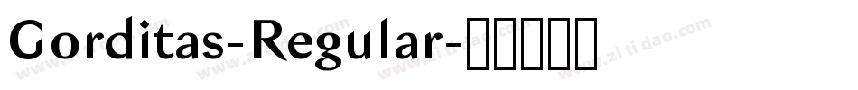 Gorditas-Regular字体转换