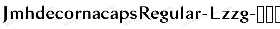 JmhdecornacapsRegular-Lzzg字体转换