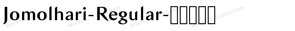 Jomolhari-Regular字体转换
