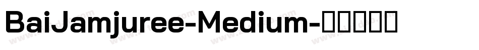 BaiJamjuree-Medium字体转换