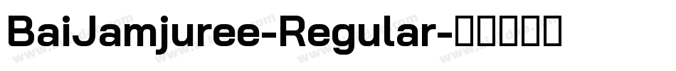 BaiJamjuree-Regular字体转换