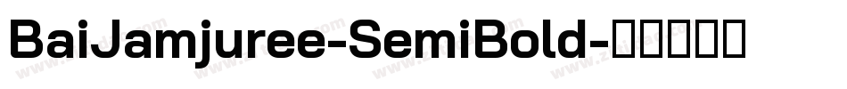 BaiJamjuree-SemiBold字体转换