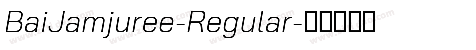 BaiJamjuree-Regular字体转换