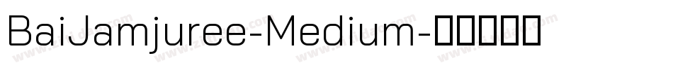 BaiJamjuree-Medium字体转换