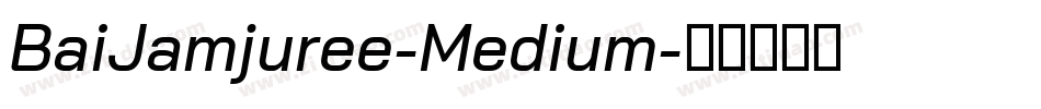 BaiJamjuree-Medium字体转换