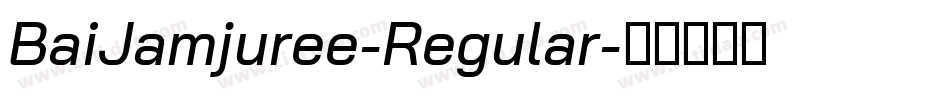 BaiJamjuree-Regular字体转换