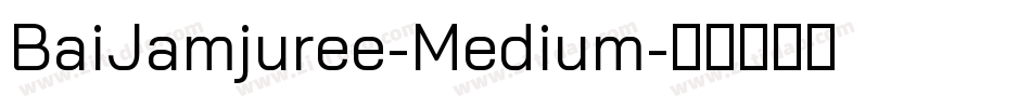 BaiJamjuree-Medium字体转换
