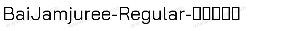 BaiJamjuree-Regular字体转换