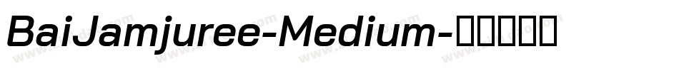 BaiJamjuree-Medium字体转换