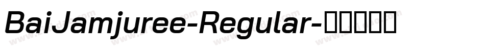 BaiJamjuree-Regular字体转换