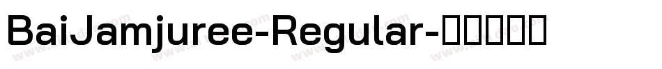 BaiJamjuree-Regular字体转换