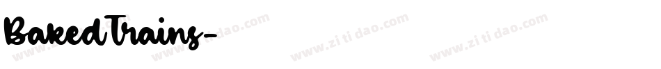 BakedTrains字体转换