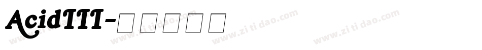 AcidIII字体转换