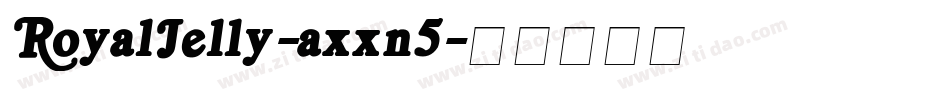 RoyalJelly-axxn5字体转换