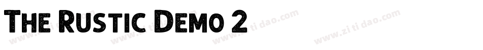 The-Rustic-Demo-2字体转换