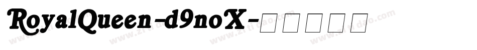 RoyalQueen-d9noX字体转换