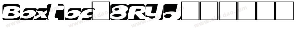 BoxTop-8RYD字体转换